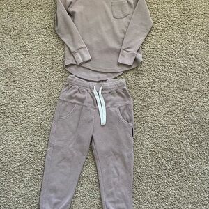 Little Bipsy Cozy Mauve Lounge Set
